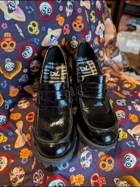 Dirty Laundry Black Patent Penny Loafers